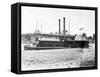 Mississippi River, U.S. Gunboat Fort Hindman, Civil War-Lantern Press-Framed Stretched Canvas