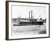 Mississippi River, U.S. Gunboat Fort Hindman, Civil War-Lantern Press-Framed Art Print