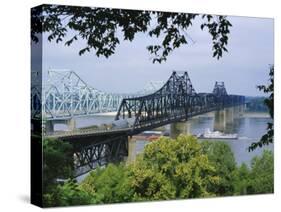 Mississippi River, Vicksburg, Mississippi, USA-Tony Waltham-Stretched Canvas