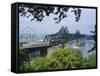 Mississippi River, Vicksburg, Mississippi, USA-Tony Waltham-Framed Stretched Canvas