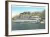 Mississippi Riverboat Capitol-null-Framed Art Print