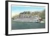 Mississippi Riverboat Capitol-null-Framed Art Print