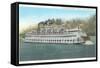 Mississippi Riverboat Capitol-null-Framed Stretched Canvas