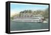 Mississippi Riverboat Capitol-null-Framed Stretched Canvas