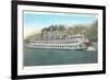 Mississippi Riverboat Capitol-null-Framed Art Print