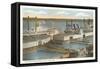 Mississippi Riverfront, St. Louis, Missouri-null-Framed Stretched Canvas