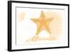 Mississippi - Starfish - Yellow - Coastal Icon-Lantern Press-Framed Art Print