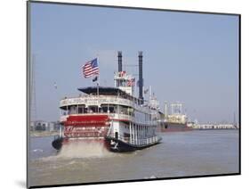 Mississippi Steam Boat, New Orleans, Louisiana, USA-Charles Bowman-Mounted Photographic Print