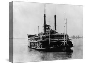 Mississippi Steamboat, 1926-null-Stretched Canvas