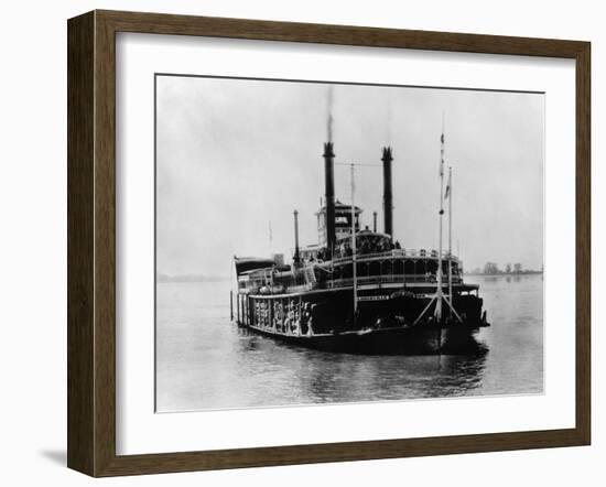 Mississippi Steamboat, 1926-null-Framed Giclee Print