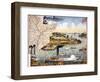 Mississippi Steamboat-null-Framed Giclee Print