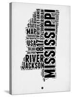 Mississippi Word Cloud 2-NaxArt-Stretched Canvas