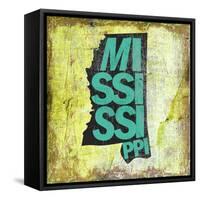 Mississippi-Art Licensing Studio-Framed Stretched Canvas