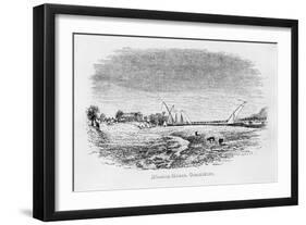 Misson-House, Gondokoro, from 'Journal of the Discovery of the Source of the Nile', 1864-John Hanning Speke-Framed Giclee Print
