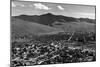 Missoula, Montana - Panoramic View of Town-Lantern Press-Mounted Art Print