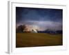 Missouri Barn at Sunset-Jai Johnson-Framed Giclee Print