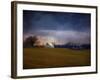 Missouri Barn at Sunset-Jai Johnson-Framed Giclee Print