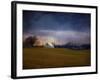 Missouri Barn at Sunset-Jai Johnson-Framed Giclee Print