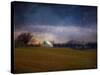 Missouri Barn at Sunset-Jai Johnson-Stretched Canvas