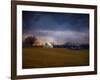 Missouri Barn at Sunset-Jai Johnson-Framed Giclee Print