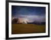 Missouri Barn at Sunset-Jai Johnson-Framed Giclee Print