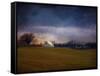 Missouri Barn at Sunset-Jai Johnson-Framed Stretched Canvas