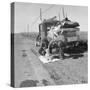 Missouri family after the drought near Tracy, California, 1937-Dorothea Lange-Stretched Canvas