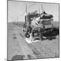 Missouri family after the drought near Tracy, California, 1937-Dorothea Lange-Mounted Photographic Print