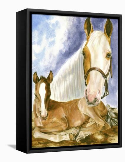 Missouri Fox Trotter-Barbara Keith-Framed Stretched Canvas