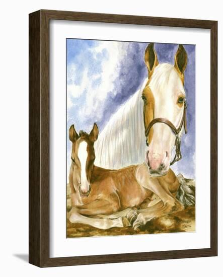 Missouri Fox Trotter-Barbara Keith-Framed Giclee Print