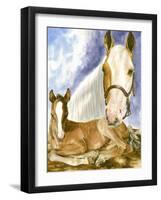 Missouri Fox Trotter-Barbara Keith-Framed Giclee Print