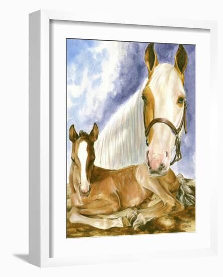 Missouri Fox Trotter-Barbara Keith-Framed Giclee Print