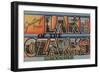 Missouri - Lake of the Ozarks-Lantern Press-Framed Art Print