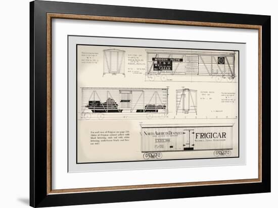 Missouri Pacific, Frigicar-null-Framed Art Print