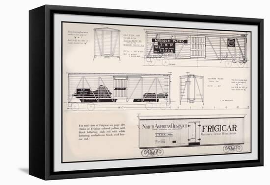 Missouri Pacific, Frigicar-null-Framed Stretched Canvas