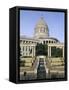 Missouri State Capitol, Jefferson City, Missouri, USA-Michael Snell-Framed Stretched Canvas