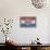 Missouri State Flag - Barnwood Painting-Lantern Press-Art Print displayed on a wall