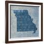 Missouri State Words-David Bowman-Framed Giclee Print