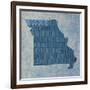 Missouri State Words-David Bowman-Framed Giclee Print