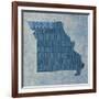 Missouri State Words-David Bowman-Framed Giclee Print