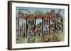 Missouri - The Ozarks-Lantern Press-Framed Art Print