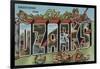 Missouri - The Ozarks-Lantern Press-Framed Art Print