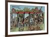 Missouri - The Ozarks-Lantern Press-Framed Premium Giclee Print