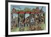 Missouri - The Ozarks-Lantern Press-Framed Premium Giclee Print