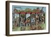 Missouri - The Ozarks-Lantern Press-Framed Art Print