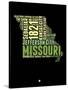 Missouri Word Cloud 1-NaxArt-Stretched Canvas