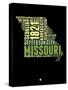 Missouri Word Cloud 1-NaxArt-Stretched Canvas