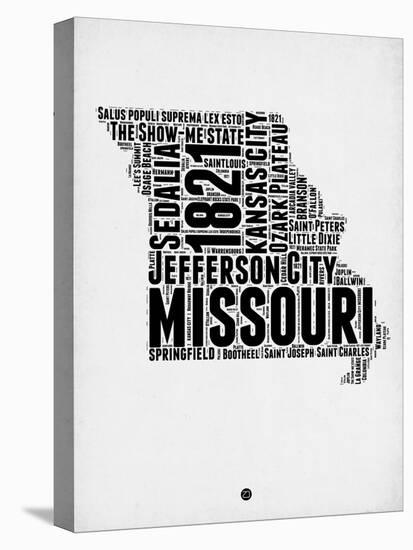 Missouri Word Cloud 2-NaxArt-Stretched Canvas