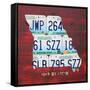 Missouri-Design Turnpike-Framed Stretched Canvas