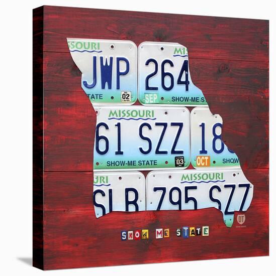 Missouri-Design Turnpike-Stretched Canvas